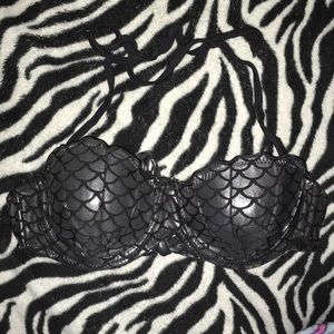 Silver Mermaid High Waisted Bikini Top and Bottom